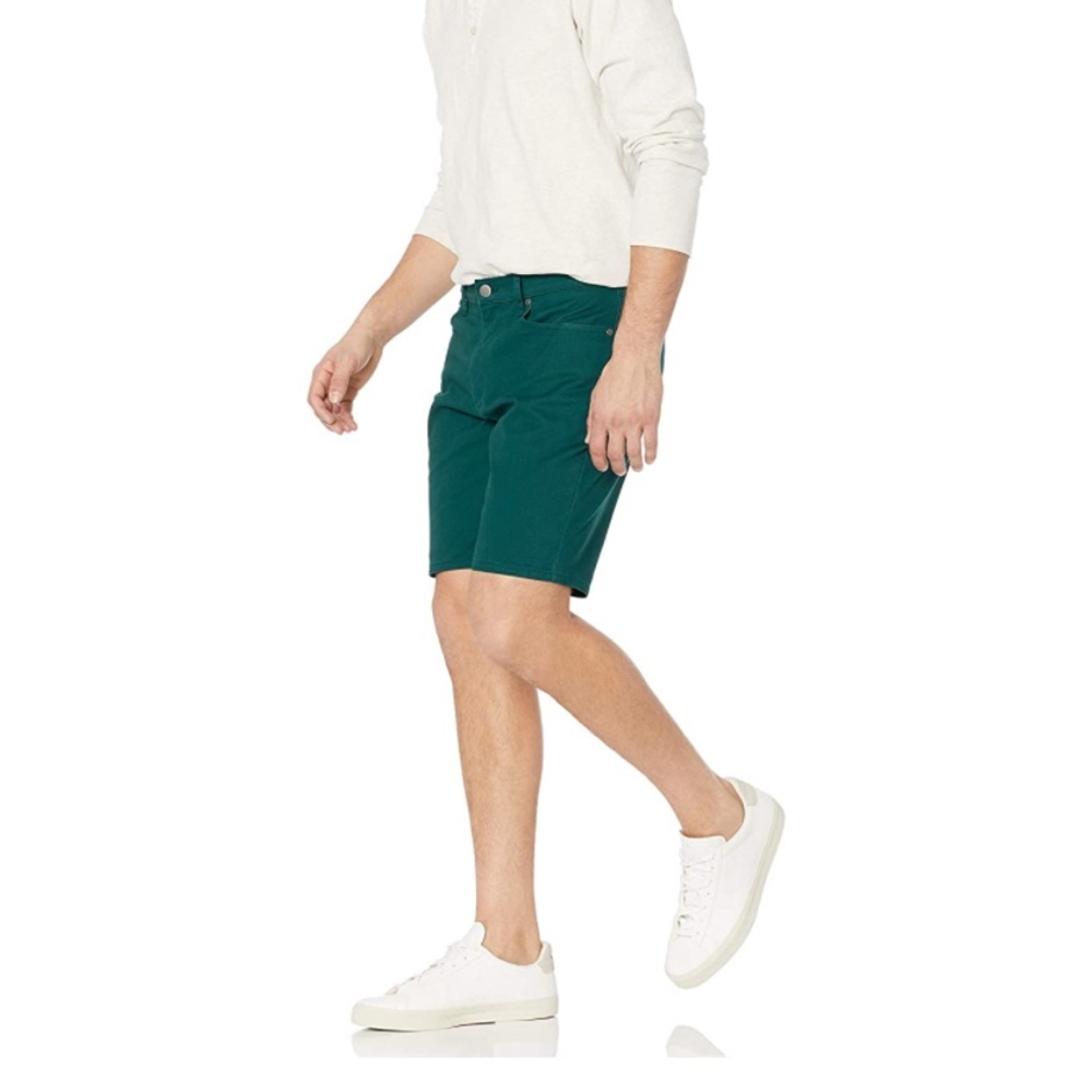 (SOLD) Mens Slim-fit 9" Inseam Stretch 5-Pocket Short - Picture 4 of 7